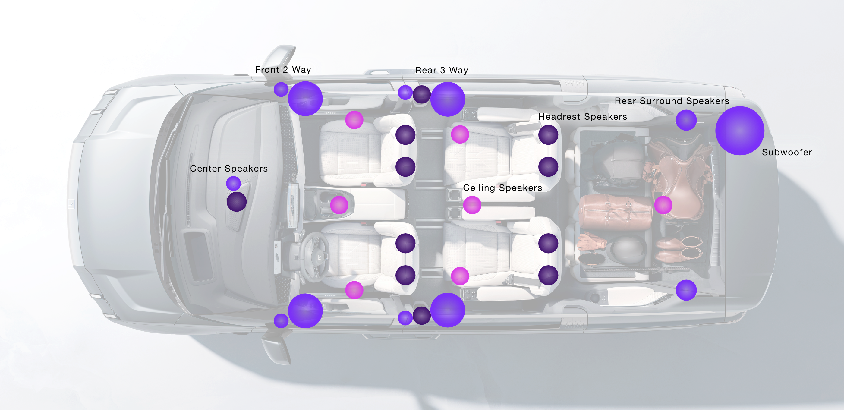 ZEEKR New 009 Speaker units Image