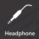 ヘッドフォンボタン