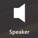 スピーカーボタン